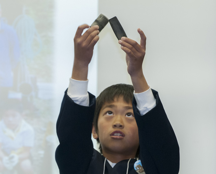 最年少チームの東広島市吉川小学校