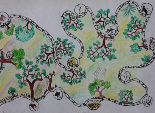 バングラデシュの中学生が描いたスンダルバンスの自然環境をテーマとした絵画ご紹介!