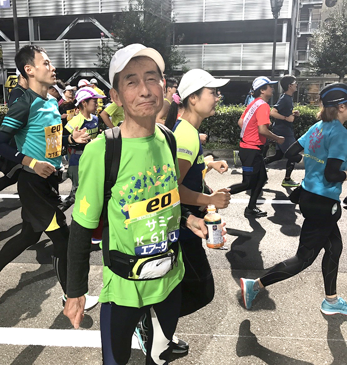 チャリティランナー松村正道さん（79歳）も完走しました！