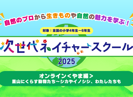 【レポート】次世代ネイチャースクール2025 オンライン＜やま編＞